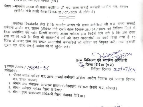 ठेका प्रथा बंद कर संविदा में नियुक्त किए जायेंगे आउटसोर्स कर्मचारी?