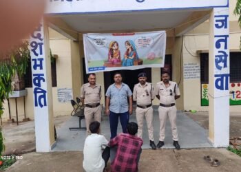 नाबालिक से छेड़छाड़ के आरोपी सहित दो वारंटी को गिरफ्तार कर भेजा जेल