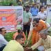 एमसीबीयू के गौरैया स्थित नए परिसर में सेवा भारती एवं विश्वविद्यालय द्वारा किया गया वृक्षारोपण