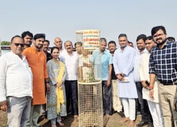 गौवंश रक्षा वर्ष के अंतर्गत भव्य रूप से गोवर्धन एवं गौ पूजन कार्यक्रम संपन्न नौगांव