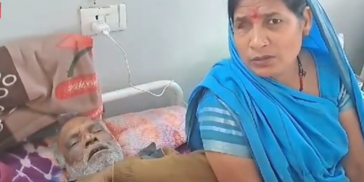 जेल से छूटे गंडे ने वृद्ध दंपत्ति पर चढ़ा दी कार 