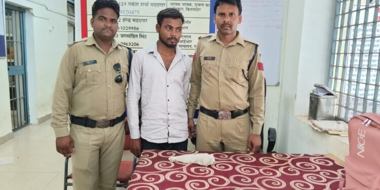अवैध .32 पिस्टल सहित आरोपी गिरफ्तार